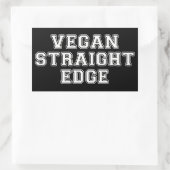 Sticker Rectangulaire Bordure droite Vegan (Sac)