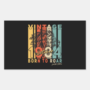 Sticker Rectangulaire Born 1984