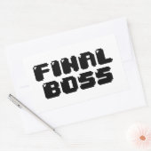 STICKER RECTANGULAIRE BOSS FINAL (Enveloppe)