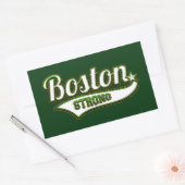 Sticker Rectangulaire Boston Strong Irish GREEN (Enveloppe)