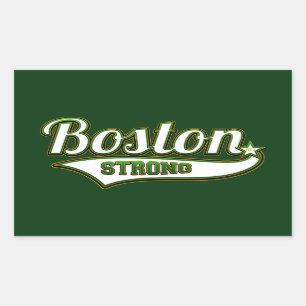 Sticker Rectangulaire Boston Strong Irish GREEN