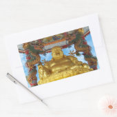 Sticker Rectangulaire Bouddha chinois (Enveloppe)