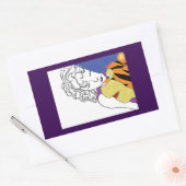 STICKER RECTANGULAIRE BOUDDON DE CUDDLE (Enveloppe)