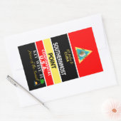 Sticker Rectangulaire Bouée Point la plus au sud Ouest (Enveloppe)