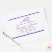 Sticker Rectangulaire Bougie des ingrédients de la ligne botanique de la (Enveloppe)