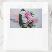 Sticker Rectangulaire Bougie du baptême (Sac)