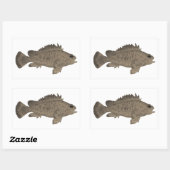 Sticker Rectangulaire Boule (Feuille)