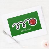 Sticker Rectangulaire Boule de bocce (Enveloppe)