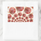 Sticker Rectangulaire Boules de cricket rythmées par boules de cuir : ta (Sac)