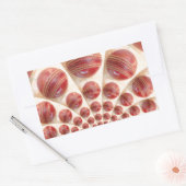 Sticker Rectangulaire Boules de cricket rythmées par boules de cuir : ta (Enveloppe)