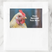 Sticker Rectangulaire Boulet de texte personnalisé (Sac)