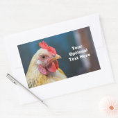 Sticker Rectangulaire Boulet de texte personnalisé (Enveloppe)