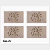 Sticker Rectangulaire Bouquet 2 Soft (Feuille)