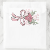 Sticker Rectangulaire Bouquet Love Language (Sac)