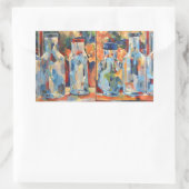 Sticker Rectangulaire Bouteilles Studio (Sac)