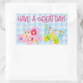 Sticker Rectangulaire Boutique voeux (Sac)