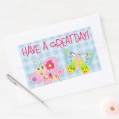 Sticker Rectangulaire Boutique voeux (Enveloppe)