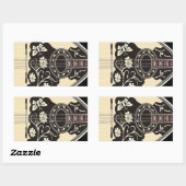 Sticker Rectangulaire Bouzouki (Feuille)