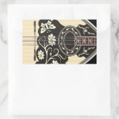 Sticker Rectangulaire Bouzouki (Sac)