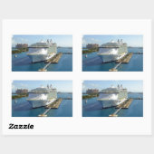 Sticker Rectangulaire Bow 2 (Feuille)