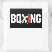 Sticker Rectangulaire Boxe (Sac)