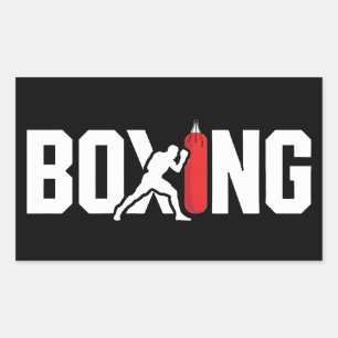 Sticker Rectangulaire Boxe