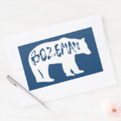 Sticker Rectangulaire Bozeman Montana Bear (Enveloppe)