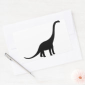 Sticker Rectangulaire Brachiosaurus Dinosaure (Enveloppe)