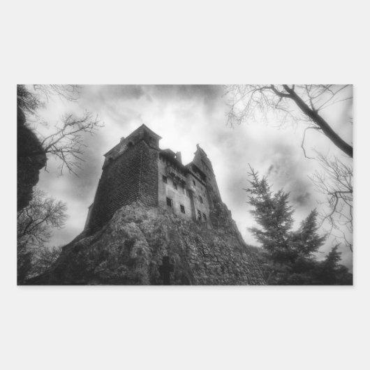 Sticker Rectangulaire Bran Castle (Dracula) (Devant)