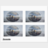 Sticker Rectangulaire Branche Robin Co MICH (Feuille)
