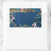 Sticker Rectangulaire Branded Floral Wrap Card (Sac)