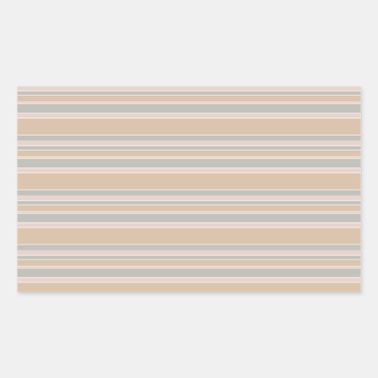 Sticker Rectangulaire Brayures beiges (Devant)