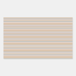 Sticker Rectangulaire Brayures beiges