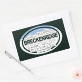 Sticker Rectangulaire Breckenridge Colorado Rocky Mountain Breck (Enveloppe)