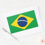 Sticker Rectangulaire Brésil (Enveloppe)
