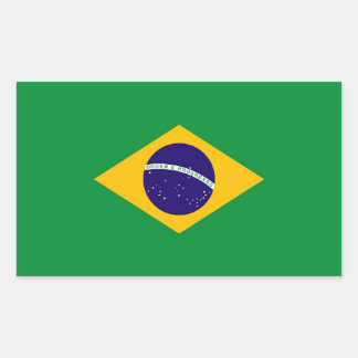 STICKER RECTANGULAIRE BRÉSIL