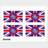 Sticker Rectangulaire Brexit (Feuille)