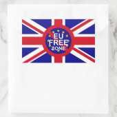 Sticker Rectangulaire Brexit (Sac)