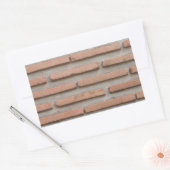 Sticker Rectangulaire Brick wall (Enveloppe)