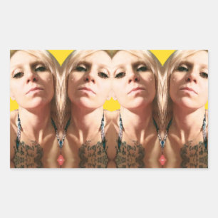Sticker Rectangulaire Bridget Cubed