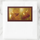 Sticker Rectangulaire Brille Sur Moi Berger Allemand (Sac)