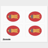 Sticker Rectangulaire British EOD (Feuille)