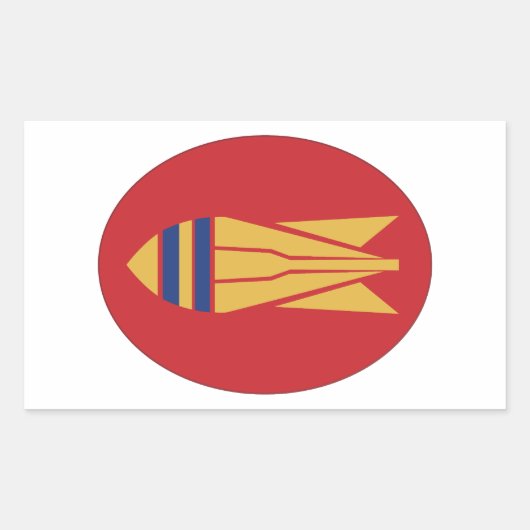 Sticker Rectangulaire British EOD (Devant)