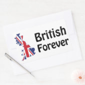 Sticker Rectangulaire British Forever (Enveloppe)