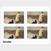 Sticker Rectangulaire Briton Riviere - War Time (Feuille)
