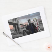 Sticker Rectangulaire Brooklyn (Enveloppe)