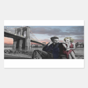 Sticker Rectangulaire Brooklyn