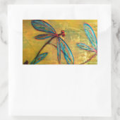 Sticker Rectangulaire Brouillard de libellule (Sac)