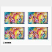 Sticker Rectangulaire BRÛLER LE CARNAVAL / Danse mascarade vénitienne (Feuille)