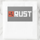 Sticker Rectangulaire BRWG Bannière RUST (Sac)
